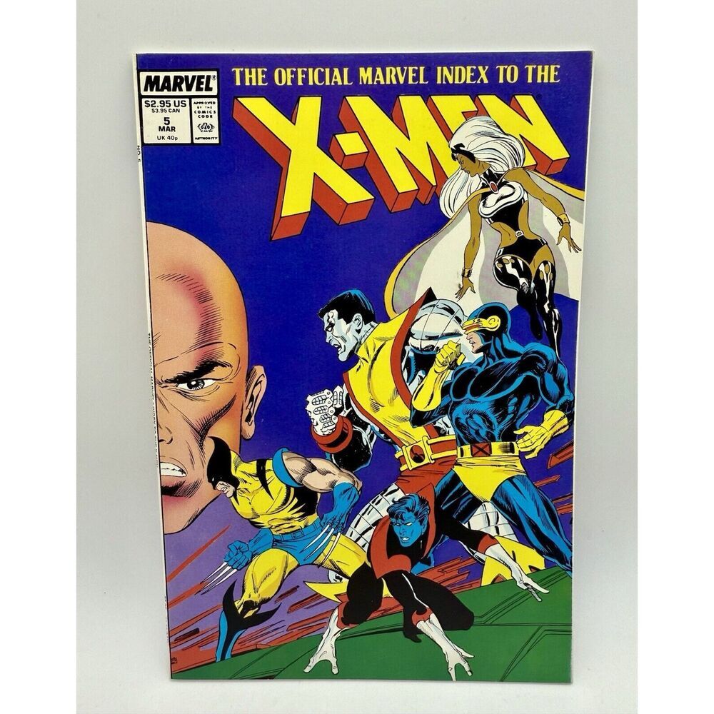 Official Marvel Index to the X-Men‎ (1987 series) No. 5 Bagged & Boarded